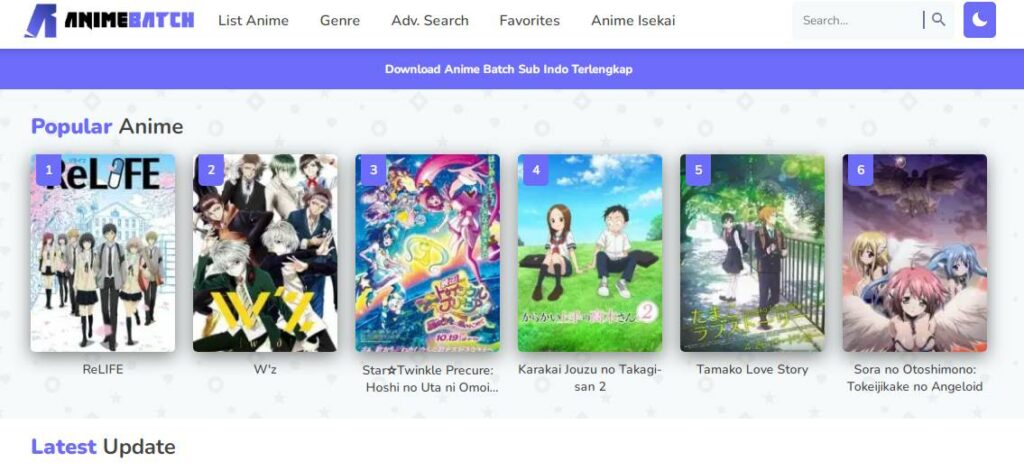 10 Rekomendasi Situs Download Anime Batch Sub Indo