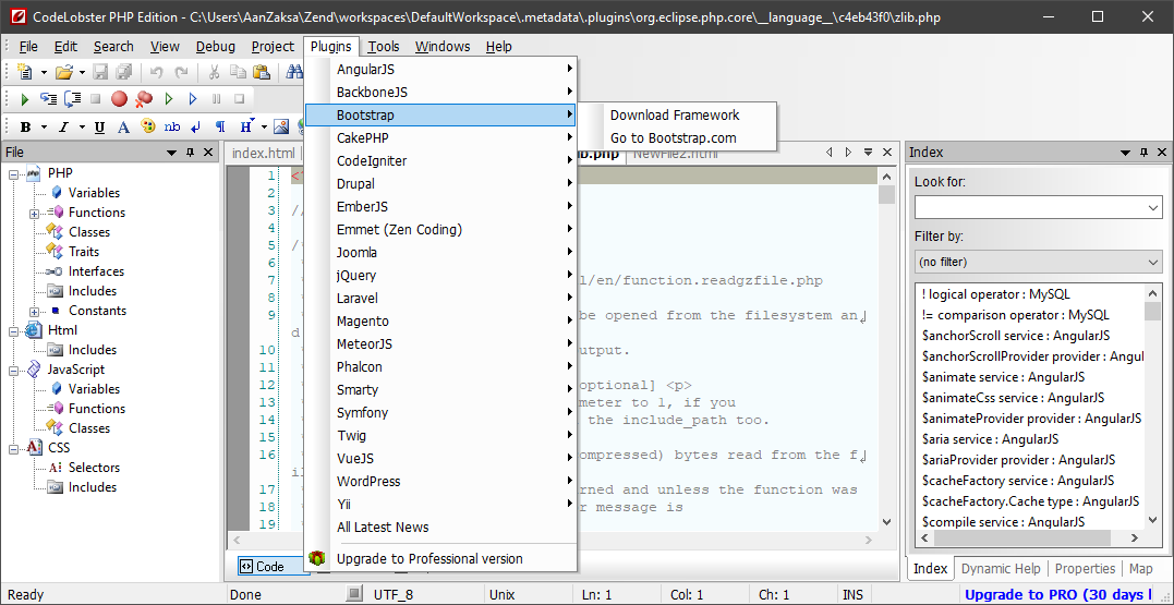 Download CodeLobster PHP Edition Terbaru