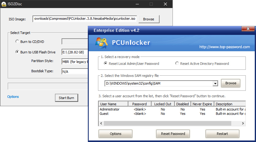 Download PCUnlocker Terbaru