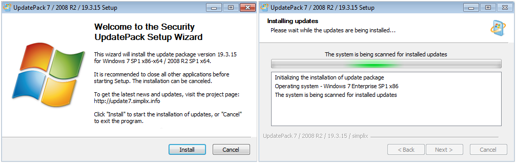 Download UpdatePack7R2 Terbaru