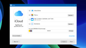 Apple iCloud di Windows 11