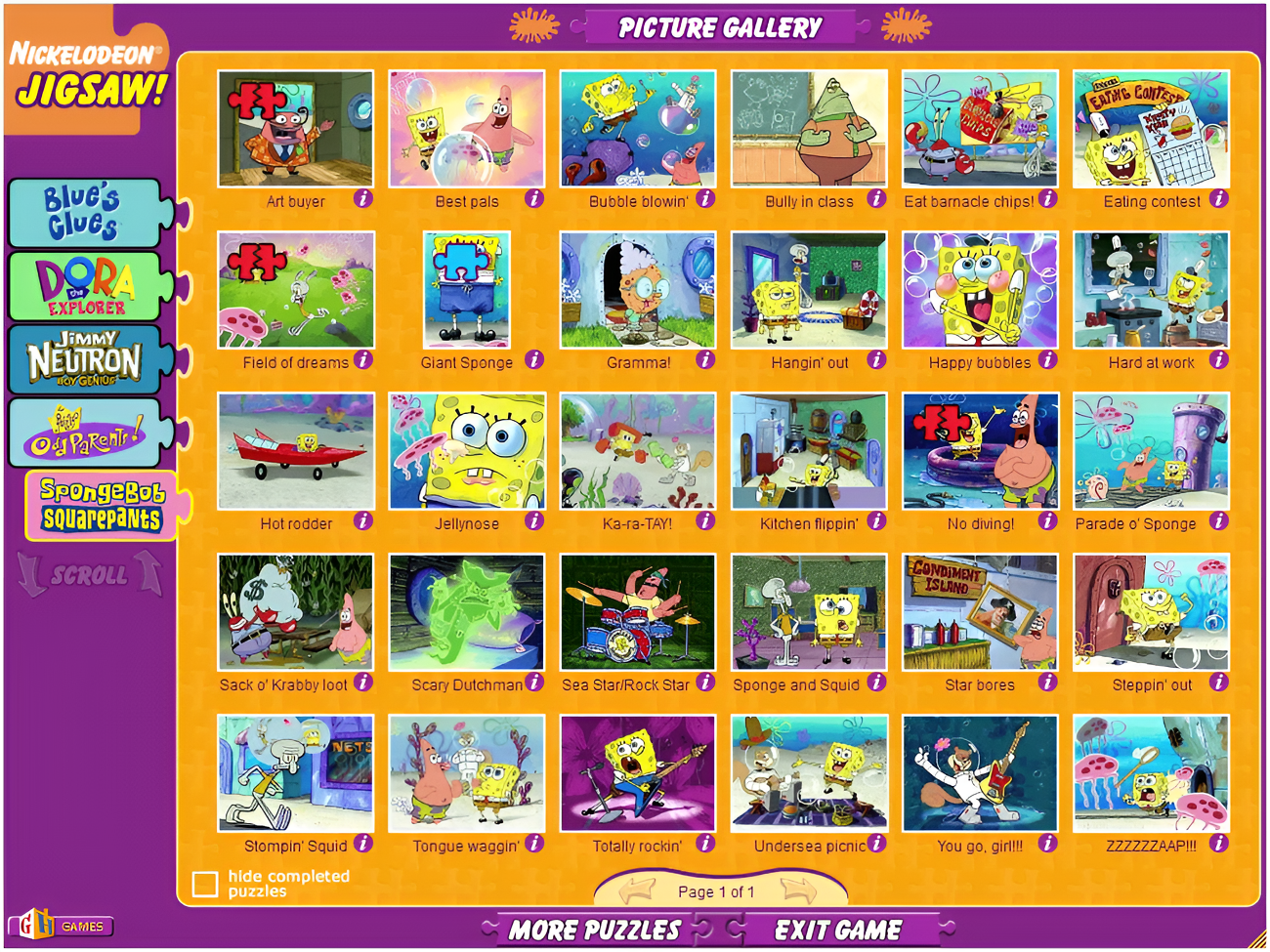 Download Nickelodeon Jigsaw for PC Terbaru