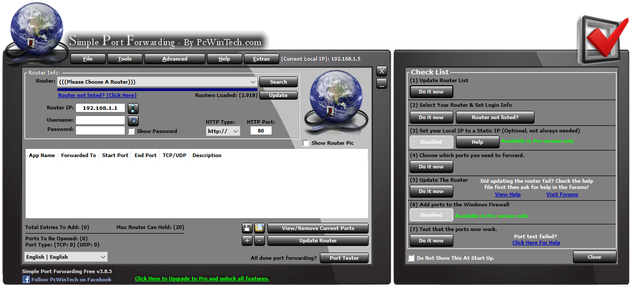 Download Simple Port Forwarding Terbaru