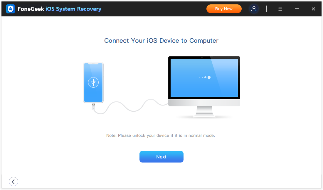 Download FoneGeek iOS System Recovery Terbaru