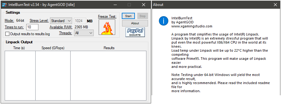 Download IntelBurnTest Terbaru