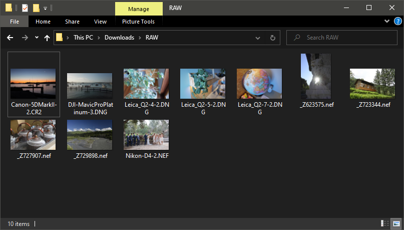 Download Raw Image Extension Terbaru