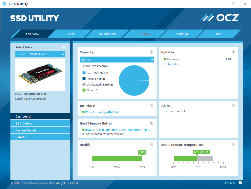 Download Toshiba OCZ SSD Utility Terbaru