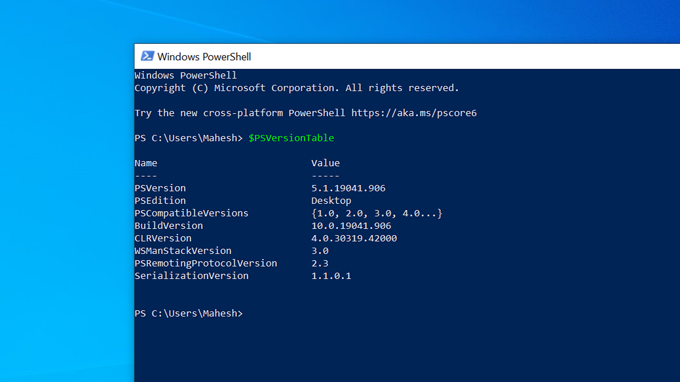 Download Windows PowerShell Terbaru