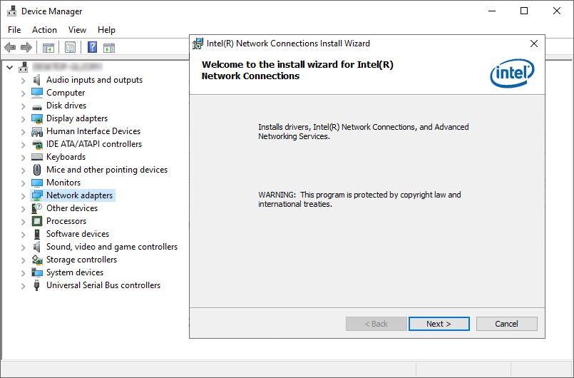 Download Intel Network Adapter Driver Terbaru