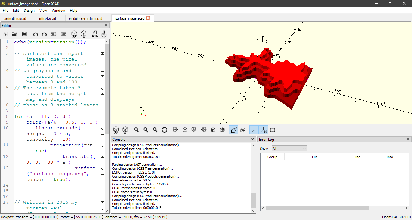 Download OpenSCAD Terbaru