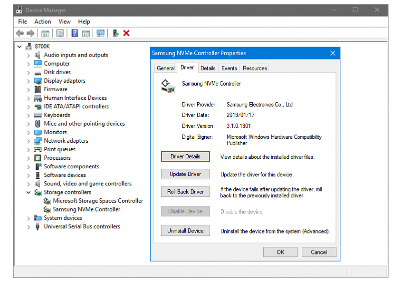 Download Samsung NVMe Driver Terbaru