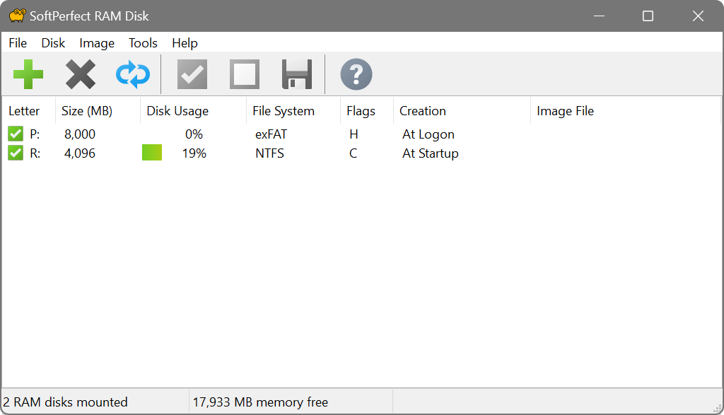 Download SoftPerfect RAM Disk Terbaru