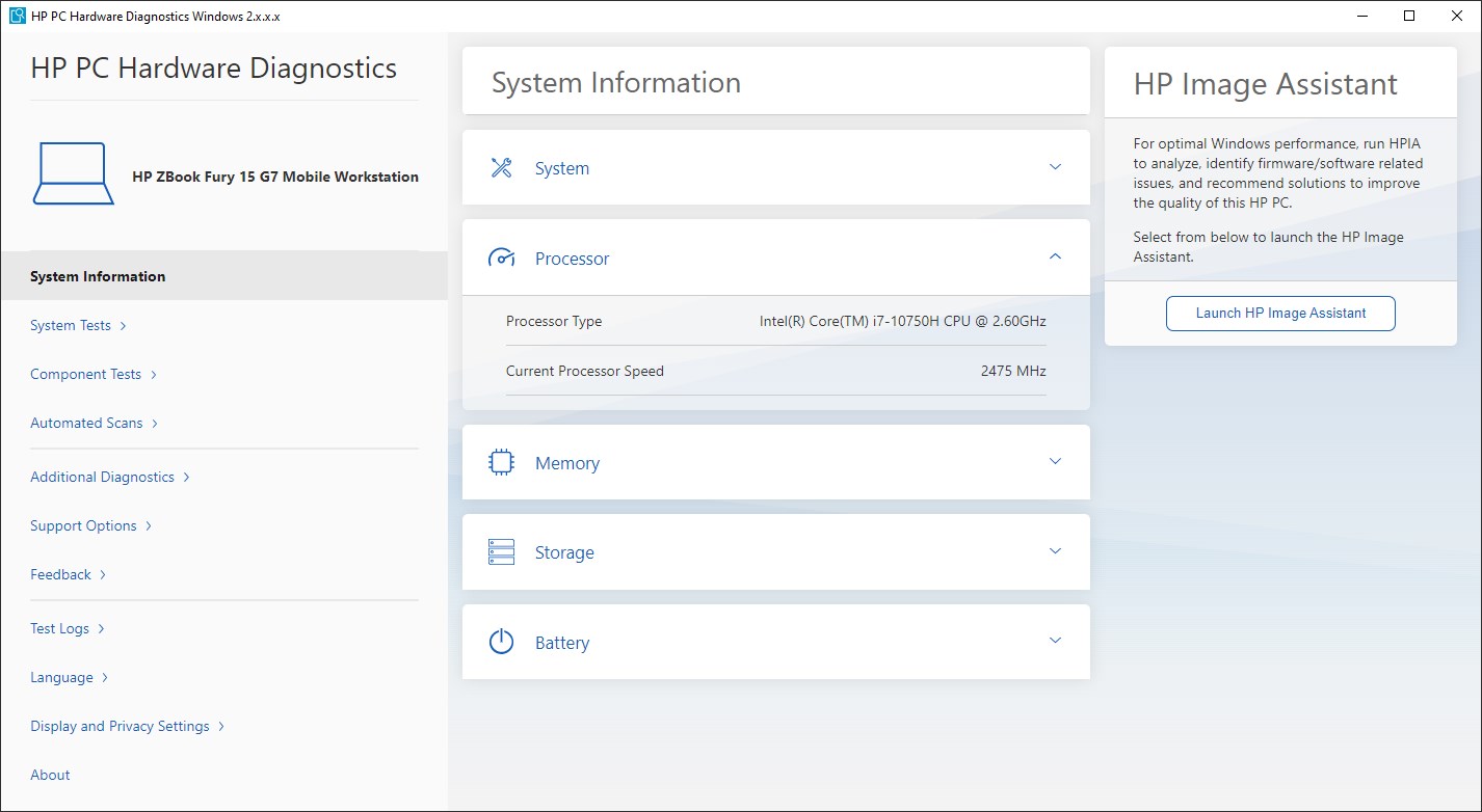 Download HP PC Hardware Diagnostics Windows Terbaru