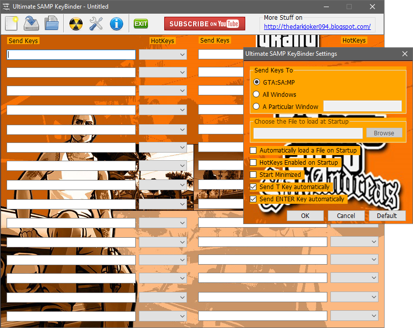 Download Ultimate SAMP KeyBinder Terbaru