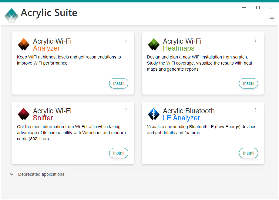 Download Acrylic Wi-Fi Suite Acrylic Wi-Fi Suite