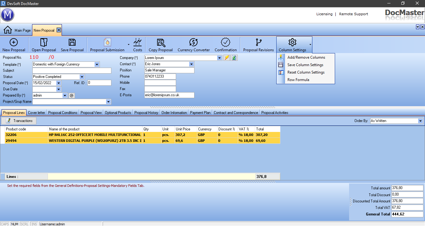 Download DocMaster Proposal Software Terbaru