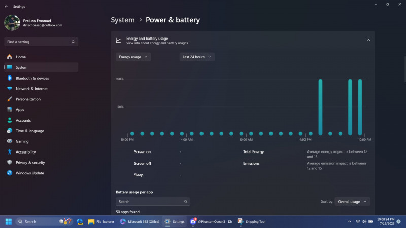 Detail Battery Usage akan Ditingkatkan di Windows 11
