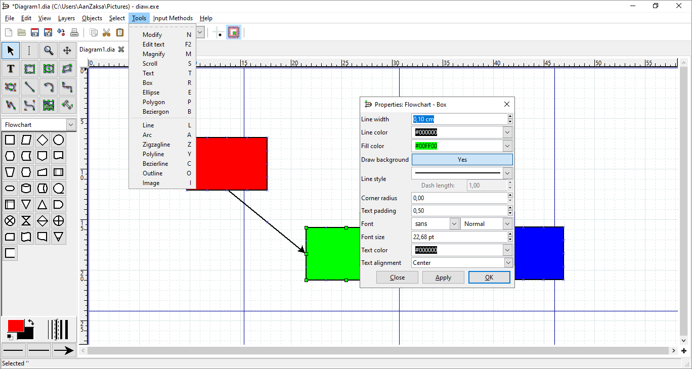 Download Dia Diagram Editor Terbaru