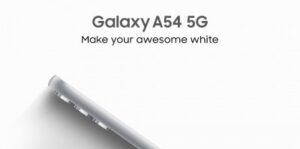 White Color dari Galaxy A54 Rilis Perdana di India