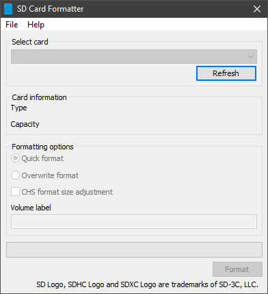 Download SD Memory Card Formatter Terbaru