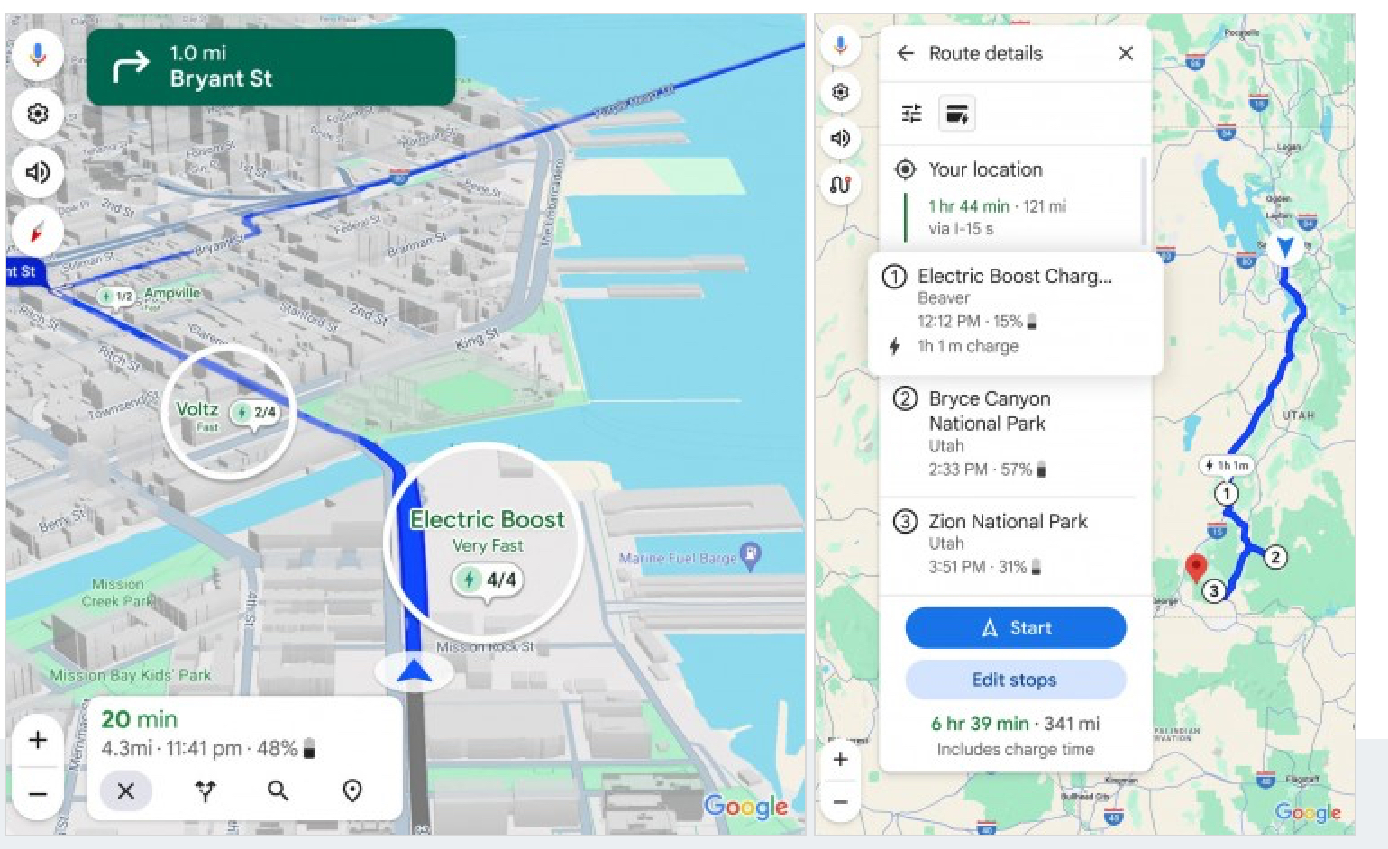 Google Maps Kini Tampilkan Fitur EV Lebih Banyak