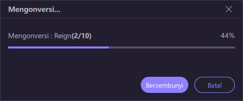 Kecepatan konversi file