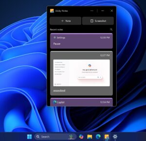 Microsoft Otomatis Instal Sticky Notes terbaru di Windows 11 & 10