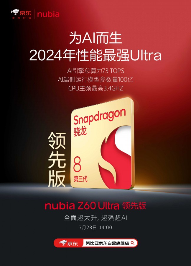 Nubia Z60 Ultra Rilis Kembali dengan Peningkatan CPU & GPU