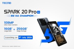 Rilis di India, Tecno Spark 20 Pro 5G Meluncur 12 Juli 2024