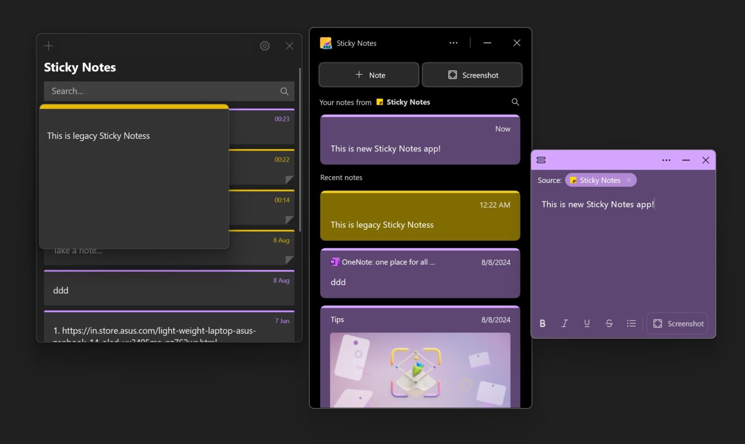 NEW! Sticky Notes (Preview) Mulai Rilis di Windows 11