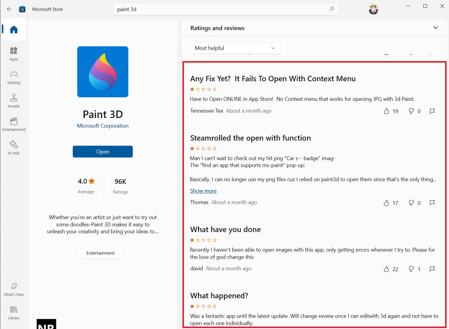 Microsoft Hentikan Paint 3D Setelah Gagal Gantikan Paint di Windows 11/10