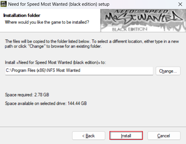 Cara Install NFS Most Wanted