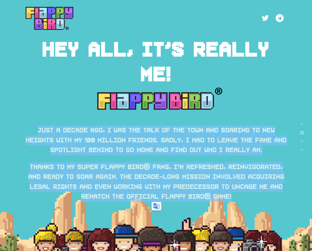 Nostalgia Bareng Yuk- Flappy Bird akan Rilis di Android & iOS