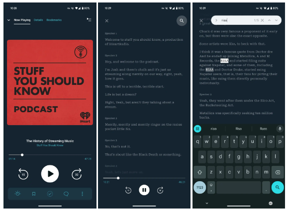 Pocket Cast—Kini Mendukung Clip Sharing & Transkip Kata