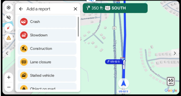 Android Auto Hadirkan Maps dengan Laporan Kejadian Langsung