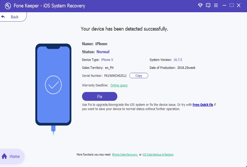 AceThinker iOS System Recovery