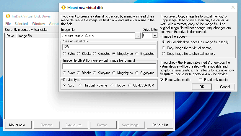 ImDisk Virtual Disk Driver