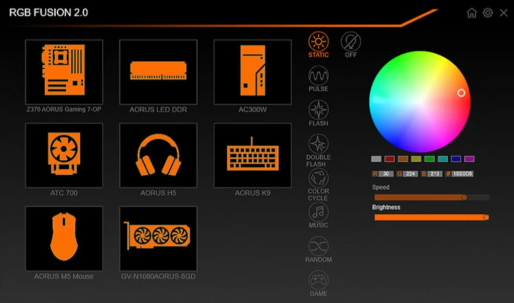 Download Gigabyte RGB Fusion 2.0