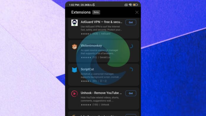 Microsoft Hadirkan Lebih Banyak Ekstensi di Edge Android