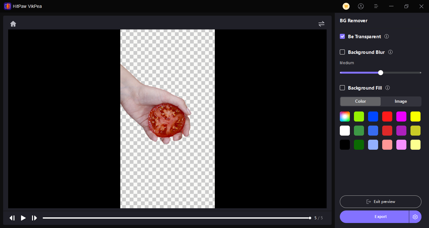 HitPaw VikPea - Hapus Latar Belakang Video