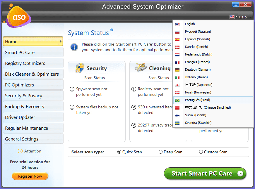 Systweak Advanced System Optimizer