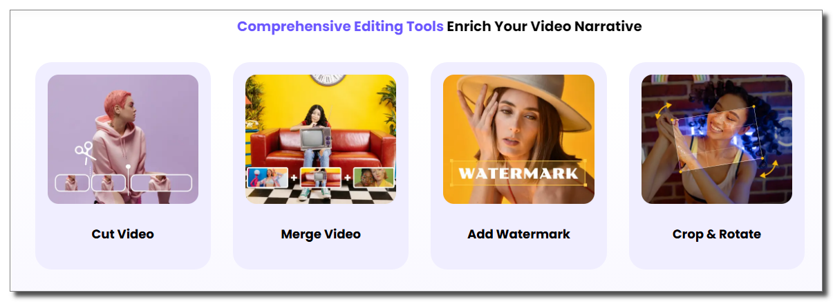 Edit video di HitPaw Video Converter Mac