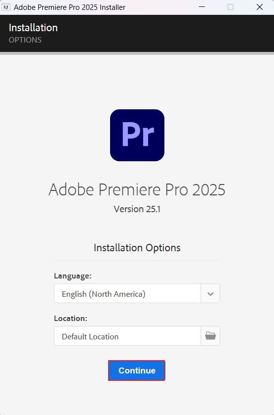 Klik Adobe Premiere Pro 2025