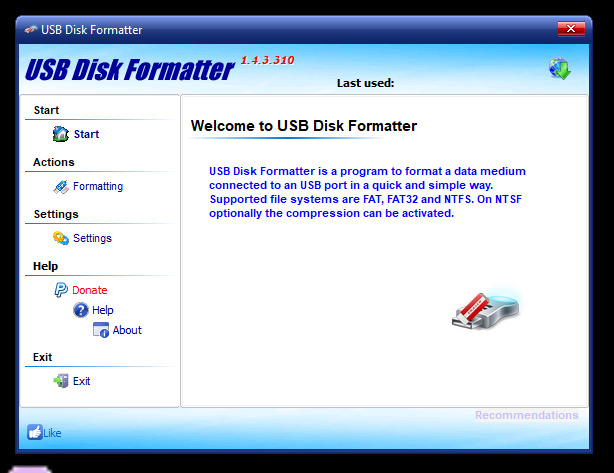 Download USB Disk Formatter