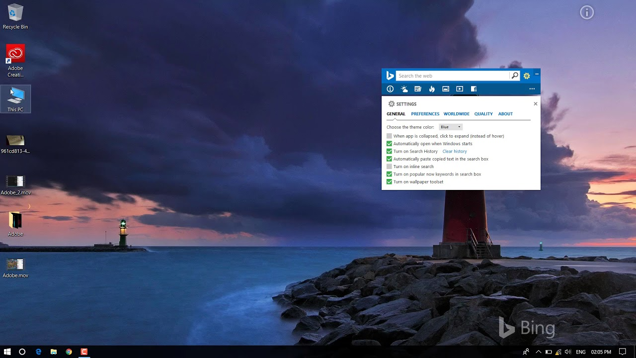 Microsoft Bing Desktop