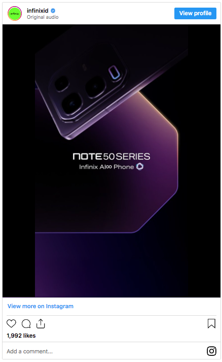 Infinix Note 50 Series Datang di Awal Maret 2025