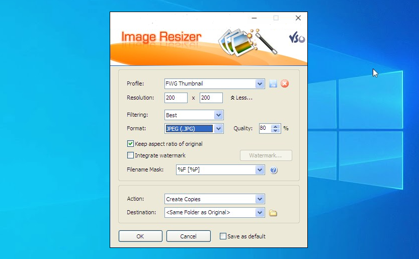 VSO Image Resizer